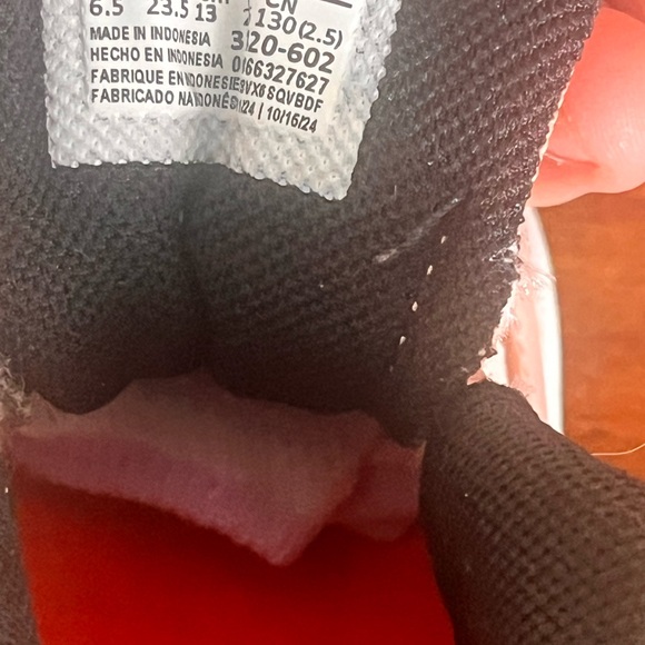 Black and Silver Athletic Shoes - Picture 2 of 5